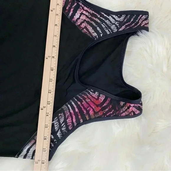 XL Set Sofibella Ruffled Tennis Golf Pickleball Skort Pink and Black - Picture 11 of 12